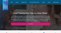 Desktop Screenshot of howthevoiceworks.co.uk
